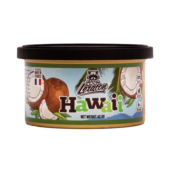 Ароматизатор для автомобиля в банке LERATON Hawaii (Coconut/Кокос)