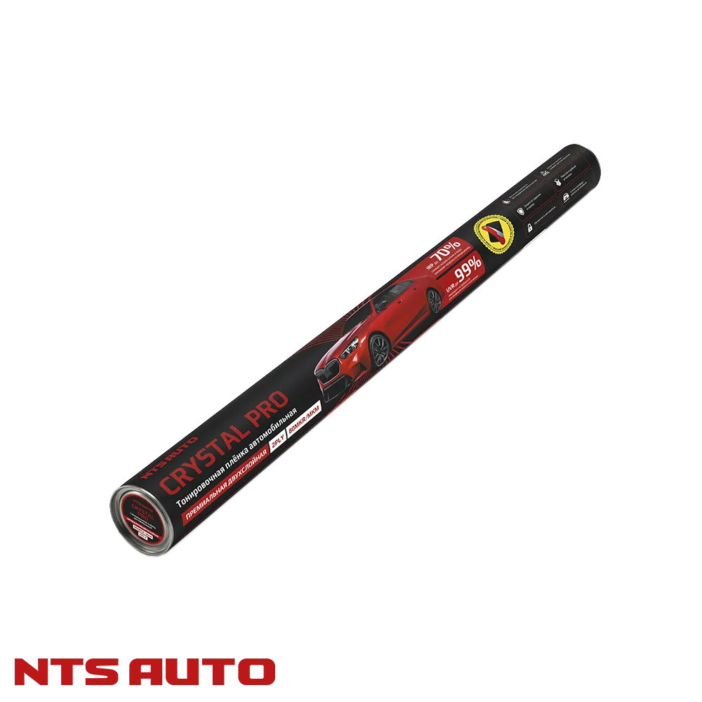 Тонировочная пленка в тубусе 2 мил 3% 0,5мX3м серия CRYSTAL PRO