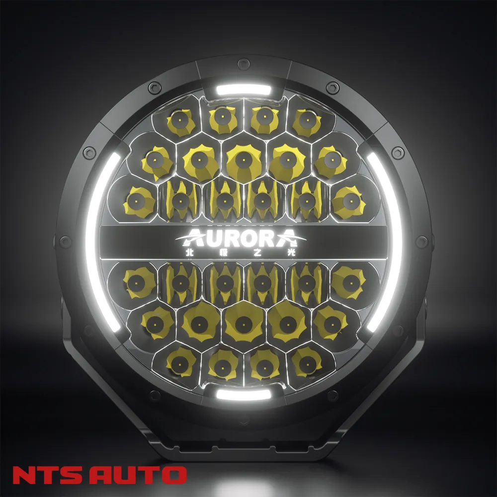 Светодиодная фара ДАЛЬНЕГО СВЕЧЕНИЯ с ДХО 9"