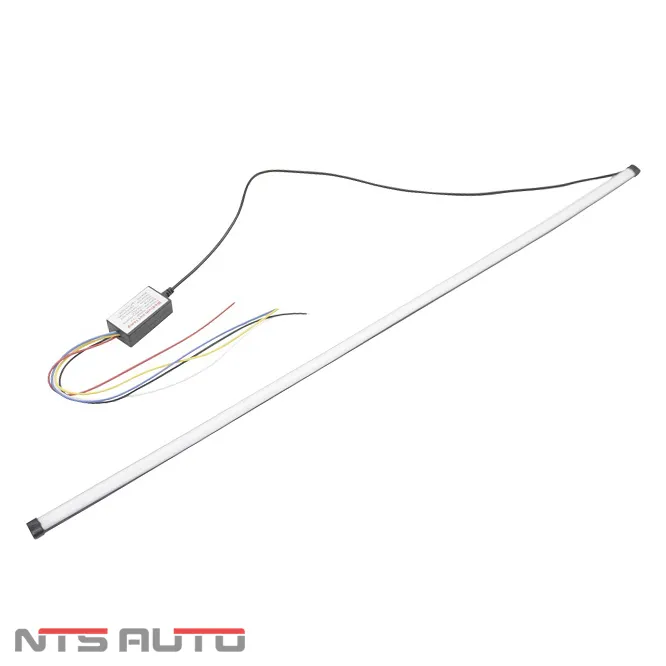 Лента в фару (60см бело-желтый)