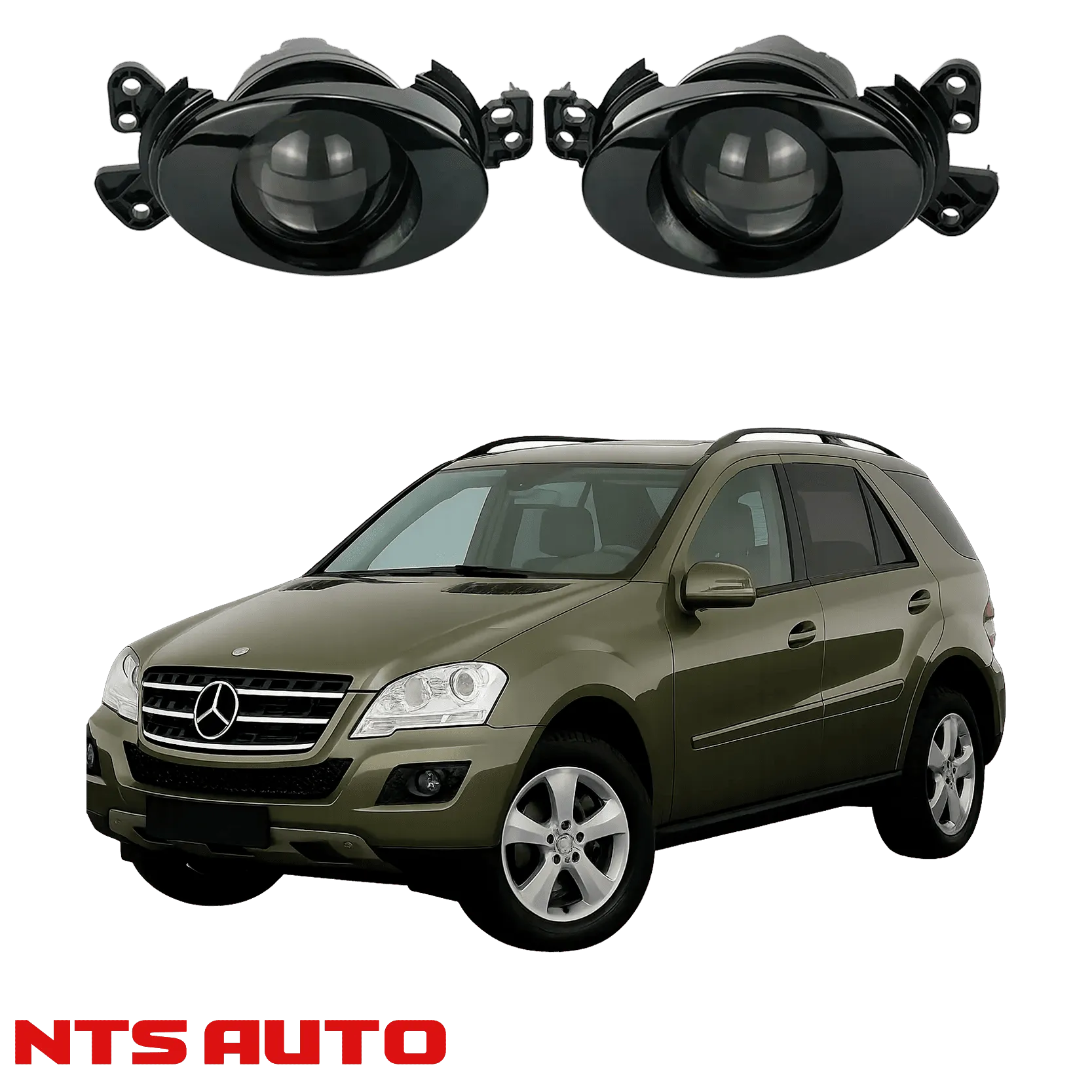 Противотуманные фары на MERCEDES-BENZ M-класс W164 (2005–2008)