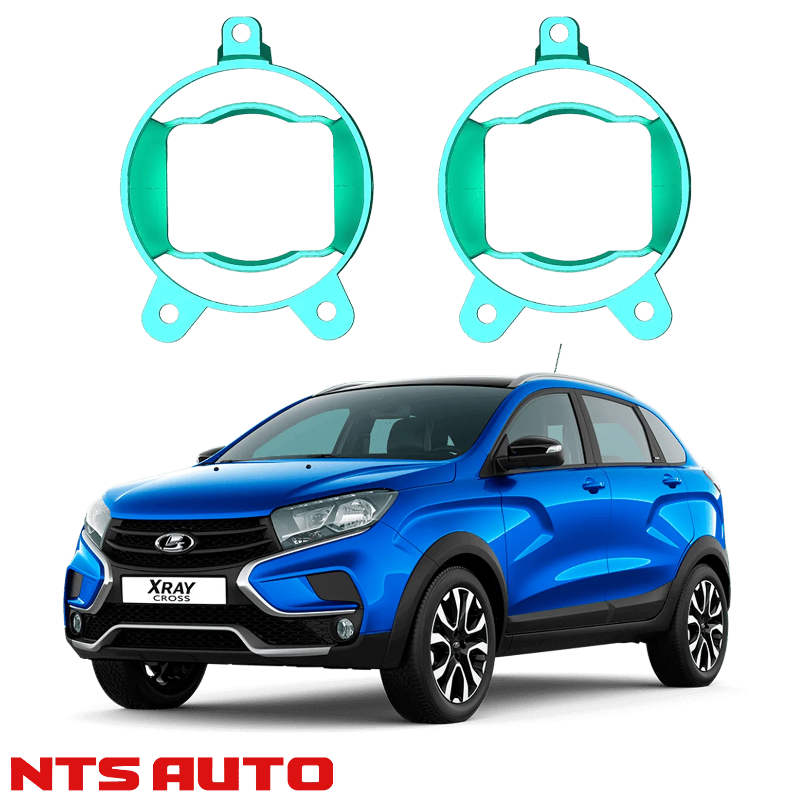 Крепления для противотуманных фар на Lada X-Ray Cross (2018-2022)
